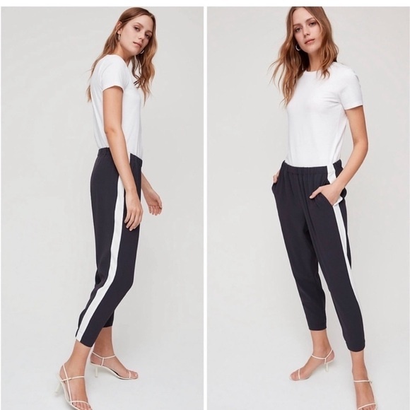 BABATON Dexter Side Stripe Trouser Pant - Size 8 - Picture 2 of 6